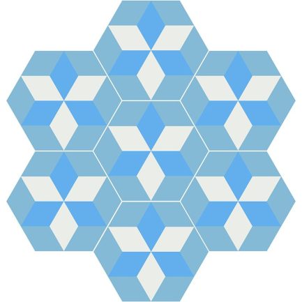 Gạch bông CTS H403.2(4-20-31) - 7 viên - Encaustic cement tile CTS H403.2(4-20-31) - 7 tiles