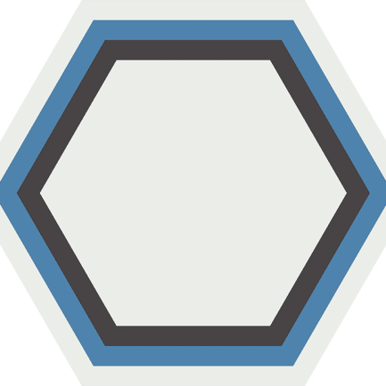 Gạch bông lục giác CTS H405.1(4-9-10-13) - Encaustic cement tile Hexagon CTS H405.1(4-9-10-13)