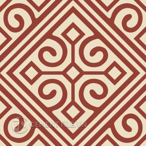 Gạch bông CTS 136.2(59-62) - Encaustic cement tile CTS 136.2(59-62)