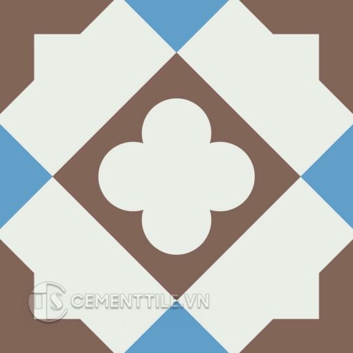 Gạch bông CTS 217.1(4-8-14) - Encaustic cement tile CTS 217.1(4-8-14)