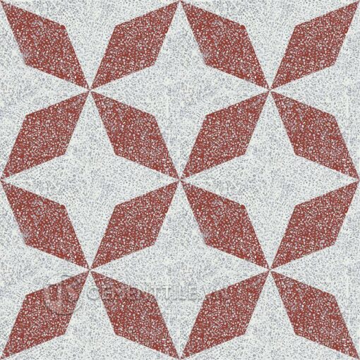 Gạch bông CTS TE-170.2(4-62) - 4 viên - Encaustic cement tile CTS TE-170.2(4-62) - 4 tiles