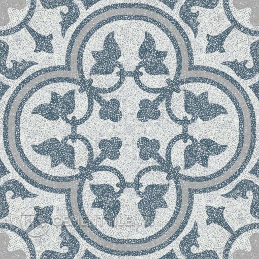 Gạch bông CTS TE-97.5(1-4-9) - 4 viên - Encaustic cement tile CTS TE-97.5(1-4-9) - 4 tiles