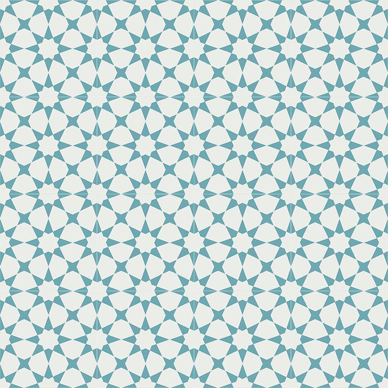 Gạch bông CTS 141.8(4-57) - 16 viên - Encaustic cement tile CTS 141.8(4-57) - 16 tiles