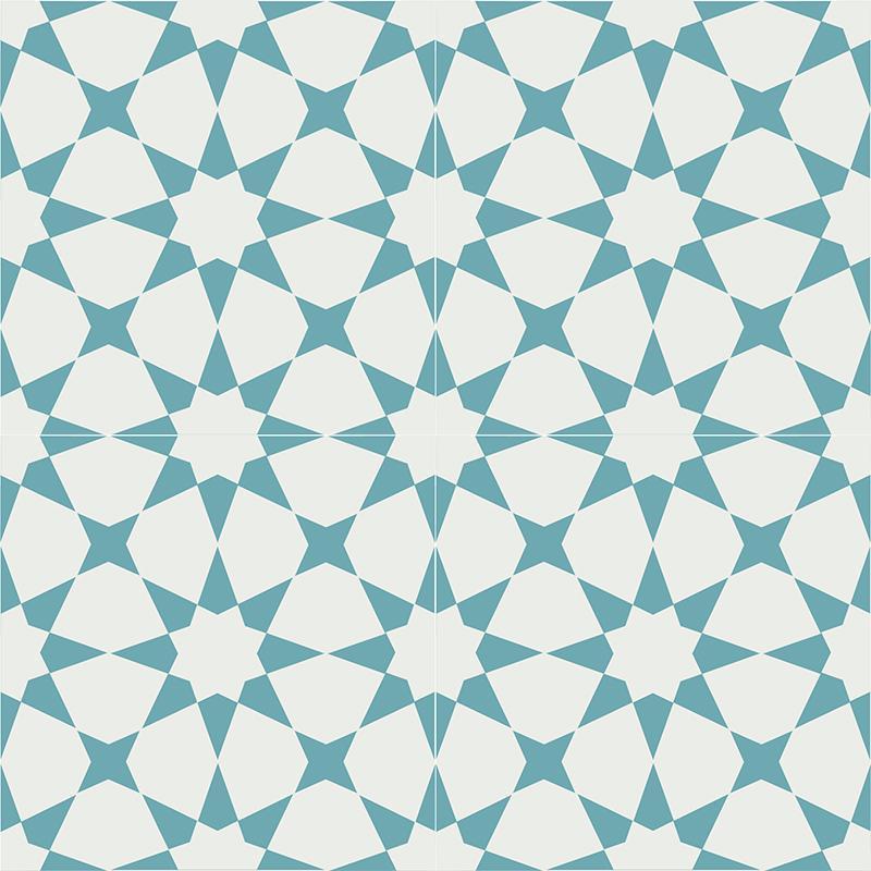 Gạch bông CTS 141.8(4-57) - 4 viên - Encaustic cement tile CTS 141.8(4-57) - 4 tiles