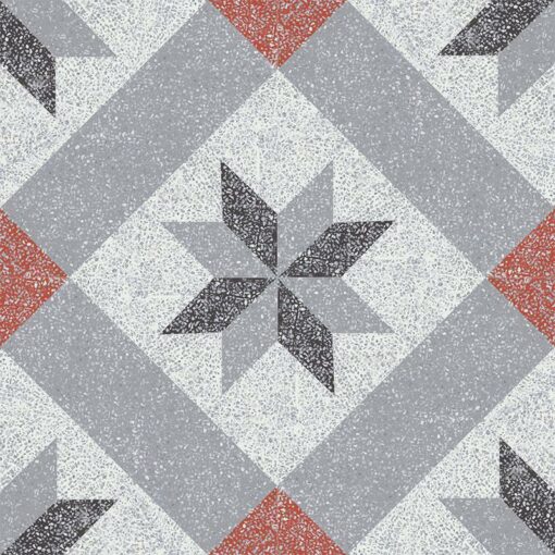 Gạch bông CTS TE-12.2(4-5-9-13)-4 viên - Encaustic cement tile CTS TE-12.2(4-5-9-13)-4 tiles