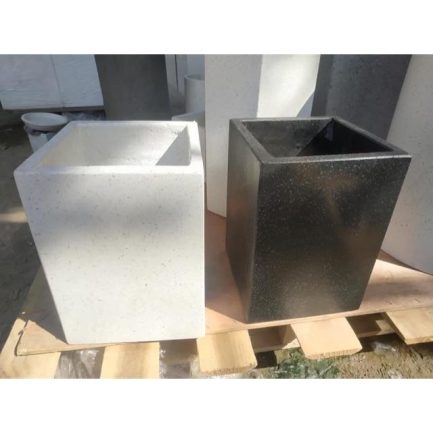 Chậu đá mài hình lập phương 40×40cm