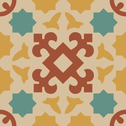 Gạch bông CTS 33.3(6-40-6.1-62) - Encaustic cement tile CTS 33.3(6-40-6.1-62)
