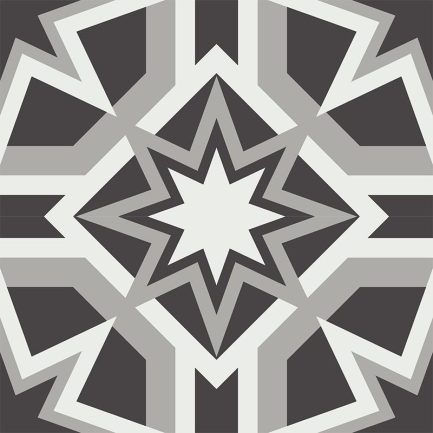 Gạch bông CTS 238.1(4-9-13) - 4 viên - Encaustic cement tile CTS 238.1(4-9-13) - 4 tiles