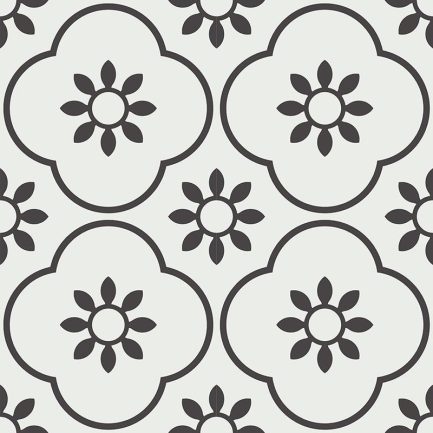 Gạch bông CTS 241.1(4-13) - 4 viên - Encaustic cement tile CTS 241.1(4-13) - 4 tiles