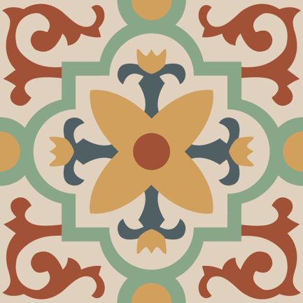 Gạch bông CTS 76.3(7-19-34-59-62) - Encaustic cement tile CTS 76.3(7-19-34-59-62)