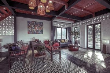 Độc đáo biệt thự nghỉ dưỡng lấy cảm hứng từ nhà sàn ở Hòa Bình