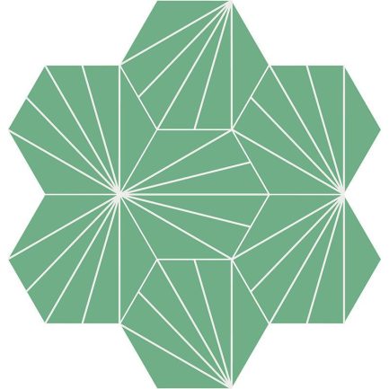 Gạch bông CTS 402.18(4-A3) - 7 viên - Encaustic cement tile CTS 402.18(4-A3) - 7tiles