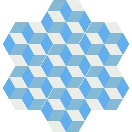 Gạch bông CTS H403.4(4-20-31) - 7 viên - Encaustic cement tile CTS H403.4(4-20-31) - 7 tiles