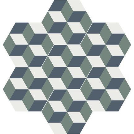 Gạch bông CTS H403.8(3-19-24) - 7 viên - Encaustic cement tile CTS H403.8(3-19-24) - 7tiles
