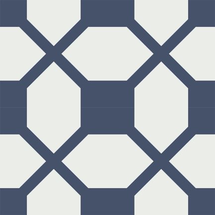 Gạch bông CTS 275.1(4-100) - 4 viên - Encaustic cement tile CTS 275.1(4-100) - 4 tiles