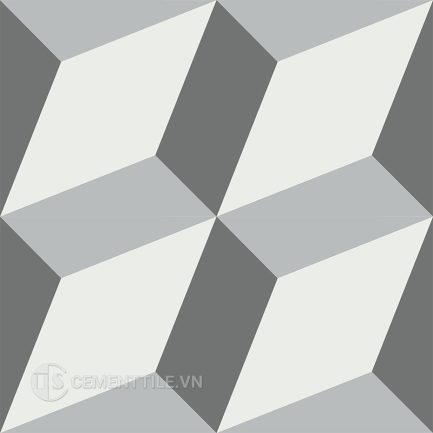 Gạch bông CTS 13.8(4-32-50)- 4 viên - Encaustic cement tile CTS 13.8(4-32-50) - 4 tiles