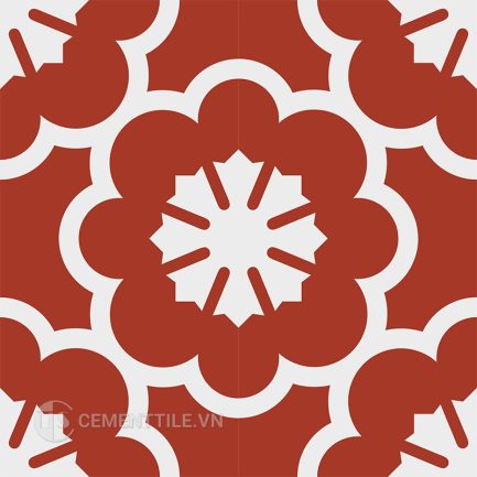 Gạch bông CTS 193.3(4-67) - 4 viên - Encaustic cement tile CTS 193.3(4-67) - 4 tiles