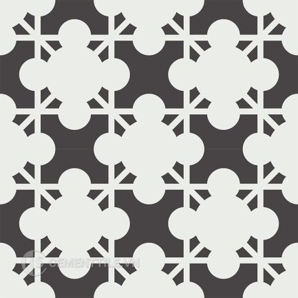 Gạch bông CTS 271.1(4-13) - 4 viên - Encaustic cement tile CTS 271.1(4-13) - 4 tiles