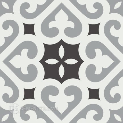 Gạch bông CTS 321.1(4-9-13) - Encaustic cement tile CTS 321.1(4-13)