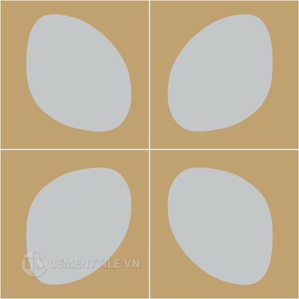 Gạch bông CTS 368.1(44-50) - 4 viên - Encaustic cement tile CTS 368.1(44-50) - 4 tiles