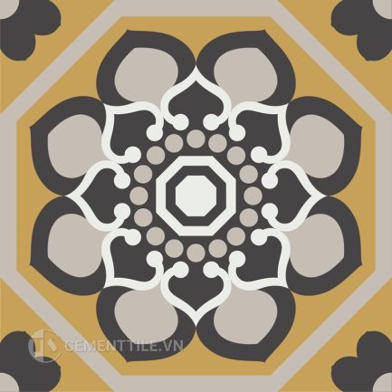 Gạch bông CTS 370.1(4-6-13-22) - Encaustic cement tile CTS 370.1(4-6-13-22)