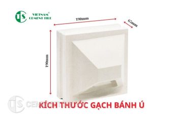 Kích thước gạch bánh ú