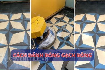 Quy trình các bước đánh bóng sàn gạch bông